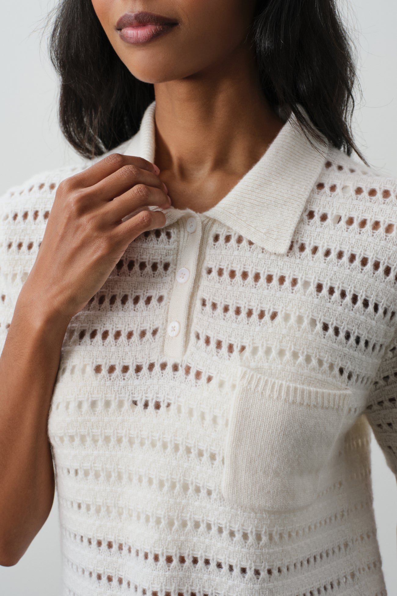 YULIA CROCHET POLO