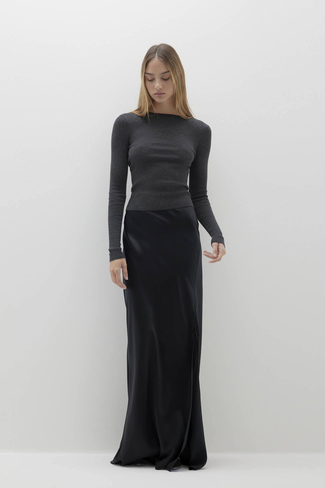 SIREN SILK MAXI SKIRT - Demo
