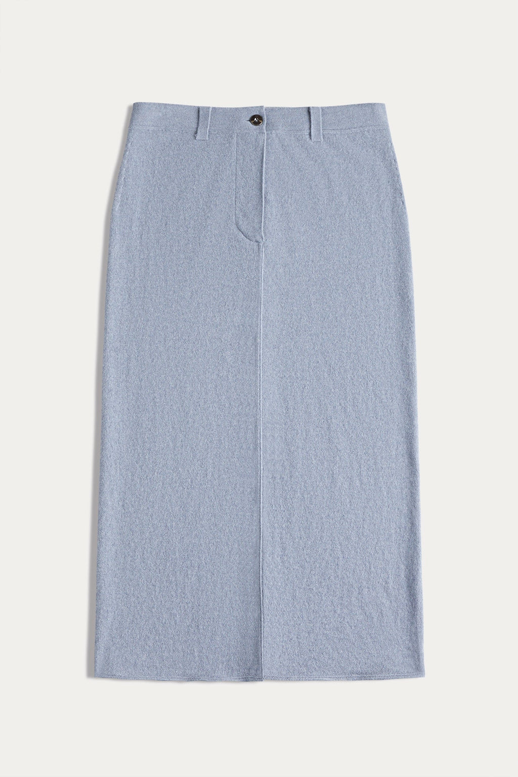 VENICE DENIM CASHMERE MIDI SKIRT