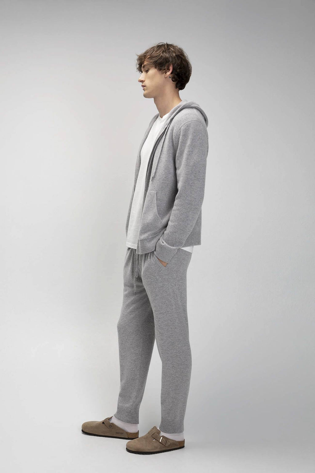 JAKE ZIP-UP CASHMERE HOODIE