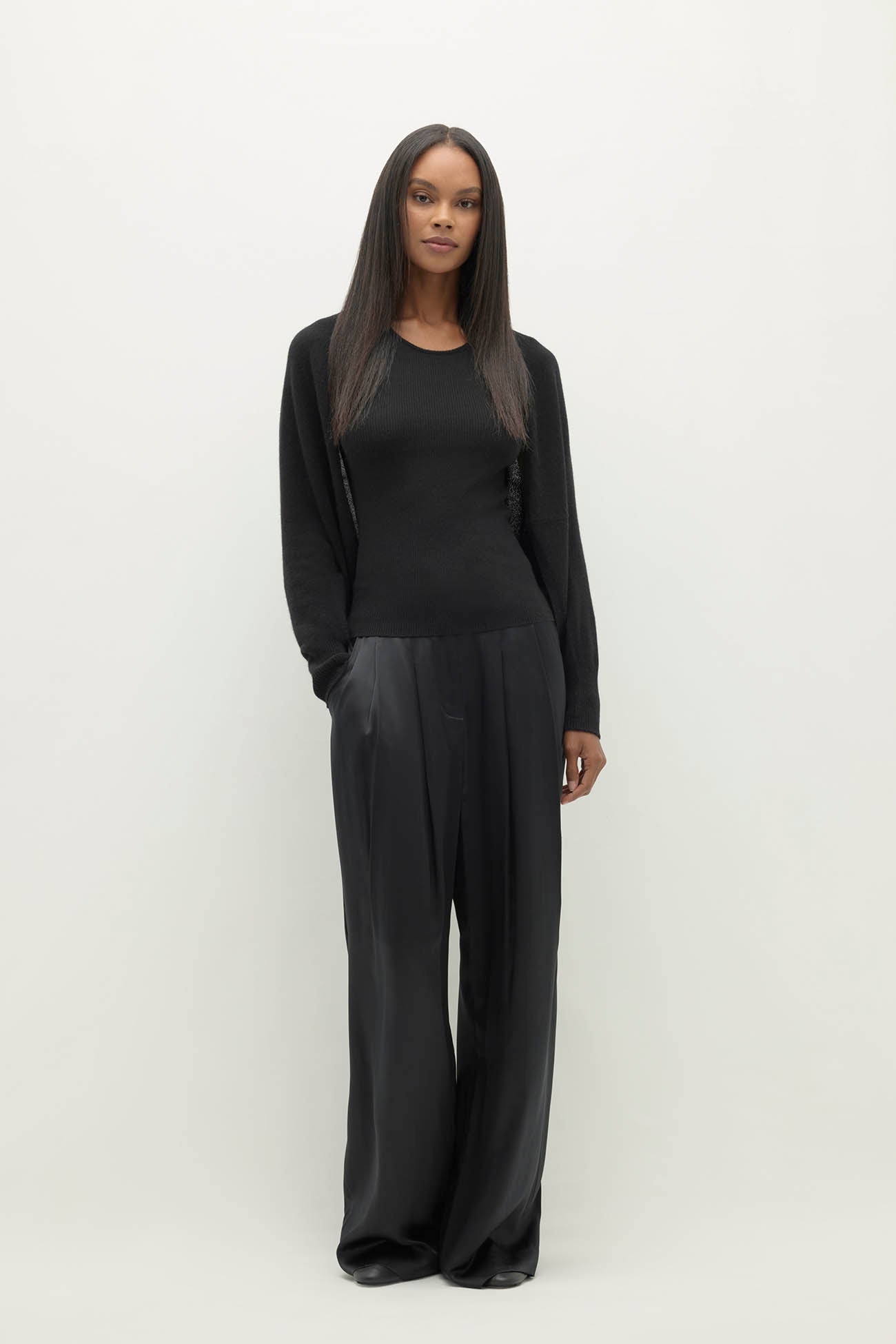 MELI FEATHERWEIGHT CASHMERE SHRUG