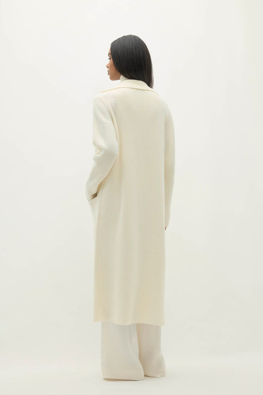 DARYA LONGLINE CASHMERE CARDIGAN