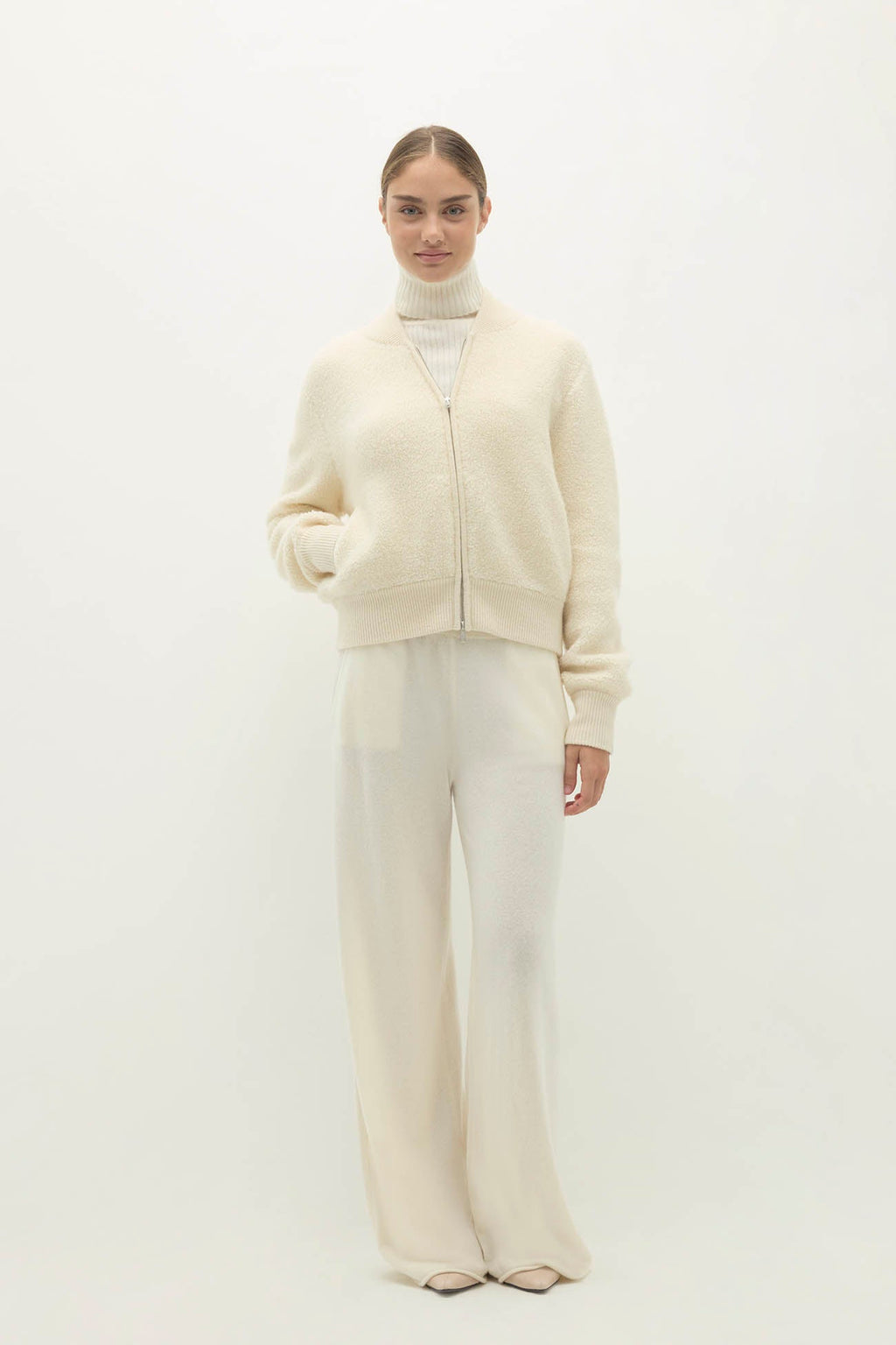 STEFANIA TERRY BOMBER JACKET