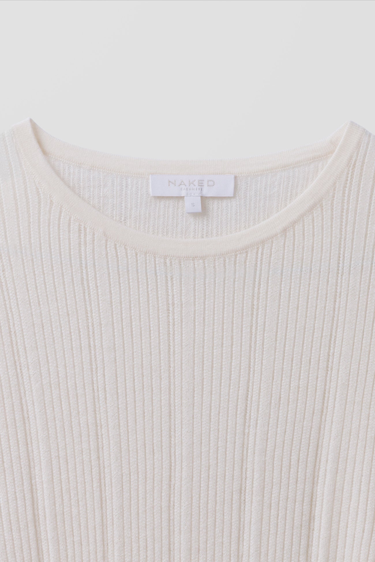 MABLE TRELLIS LONG SLEEVE CASHMERE TEE