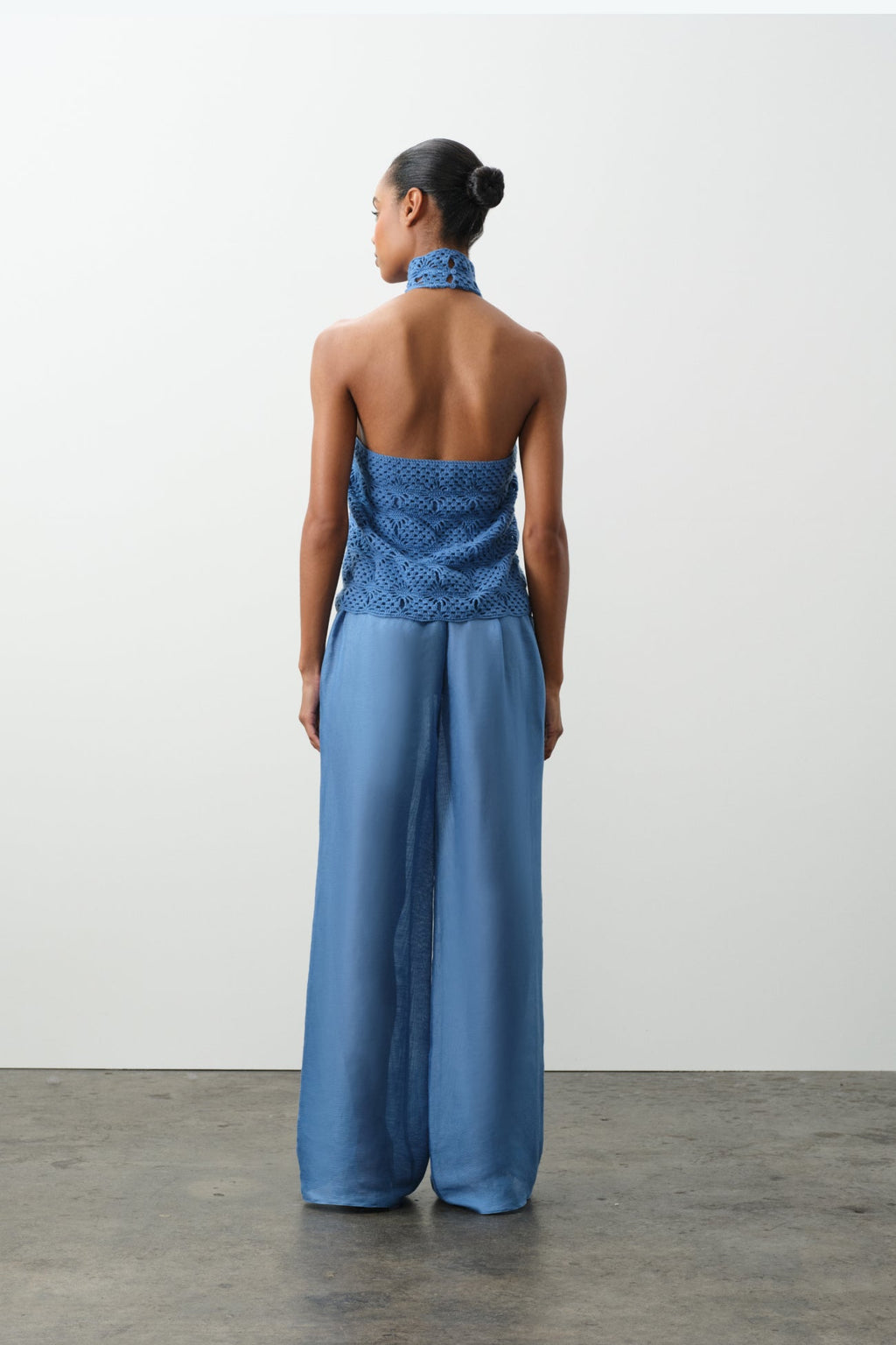 LUANA HAND-CROCHETED HALTER TOP