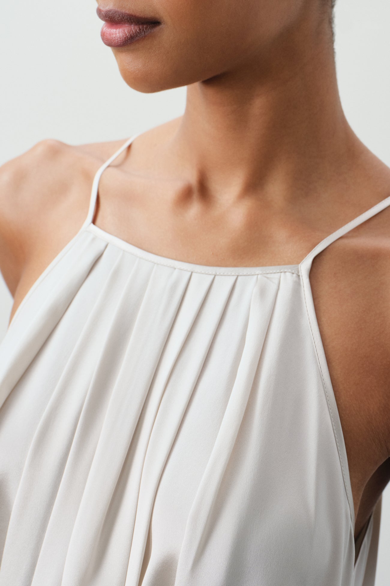 KIRA SILK MIDI DRESS