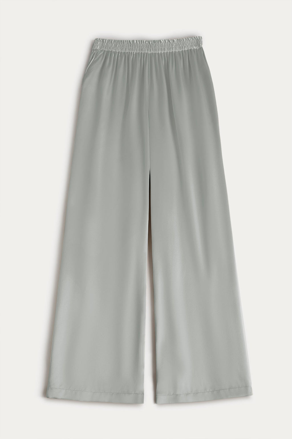 EVAN SILK WIDE LEG PANT | 30" INSEAM
